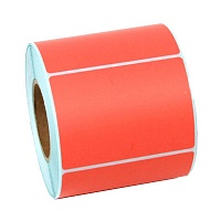 Самоклеящаяся этикетка Полуглянец 23*80 Красная